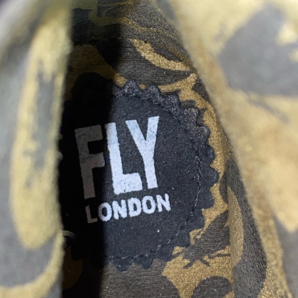 Fly London Yebi Suede Black Ankle Boots - Picture 10 of 11